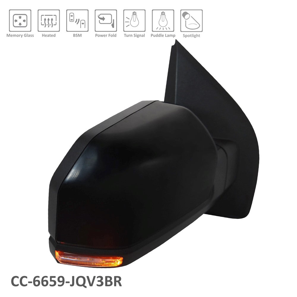 Right Passenger Side Power Door Mirror 2015-2018 Ford F-150