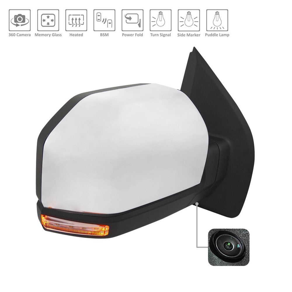 Right Passenger Side Power Door Mirror 2015-2018 Ford F-150