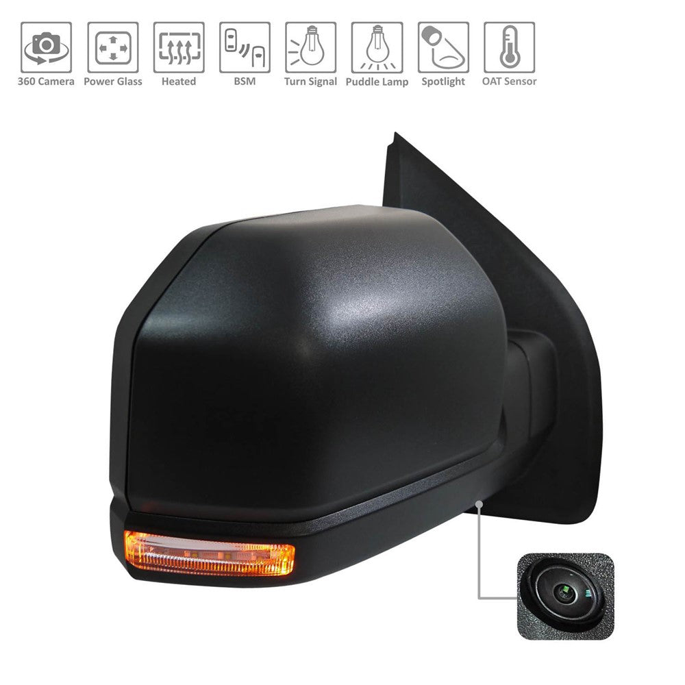 Right Passenger Side Power Door Mirror 2018-2020 Ford F-150