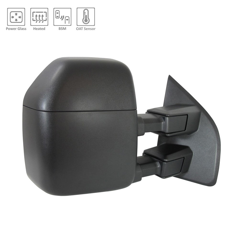 Right Passenger Side Power Door Tow Mirror 2017-2022 Ford F-250 Super Duty, F-350 Super Duty, F-450 Super Duty