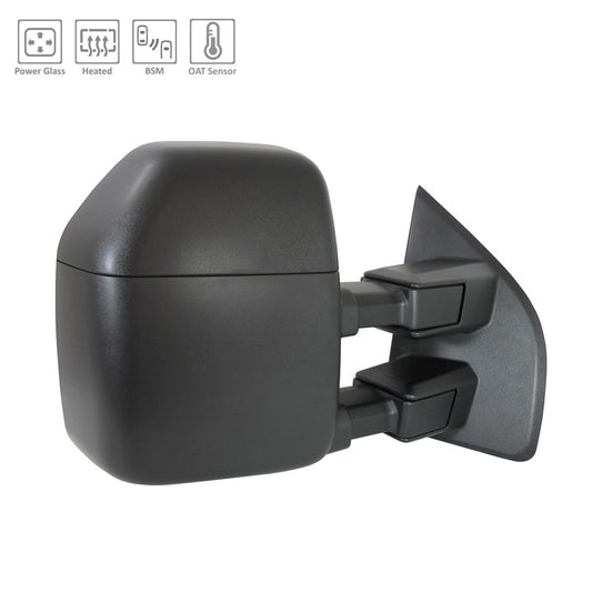 Right Passenger Side Power Door Tow Mirror 2017-2022 Ford F-250 Super Duty, F-350 Super Duty, F-450 Super Duty