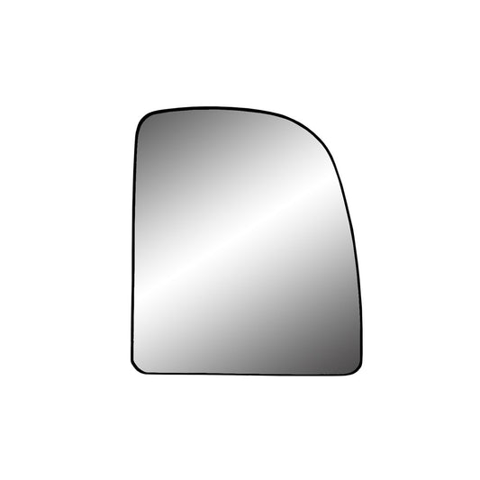Right Passenger Side Door Mirror Glass Assembly [encased In Backing] 1999-2025 Ford F-250 Super Duty, F-350 Super Duty, F-450 Super Duty, Excursion