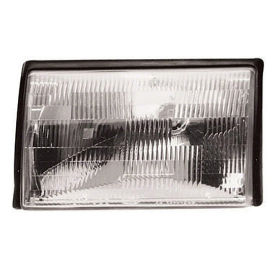 Front Left Driver Side Headlight Assembly 1987-1993 Ford Mustang