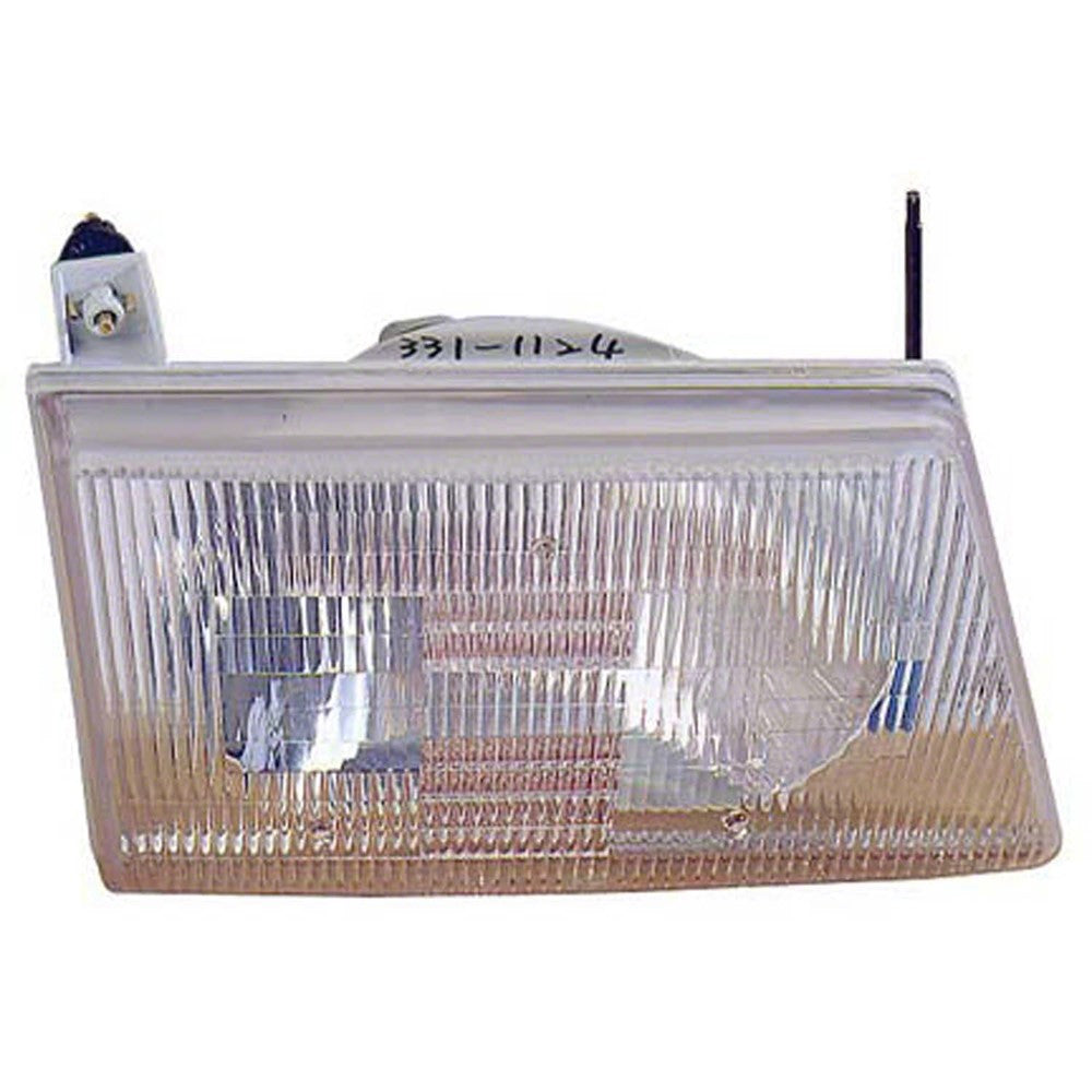 Front Left Driver Side Composite Headlight Assembly 1997-2007 Ford Econoline Super Duty