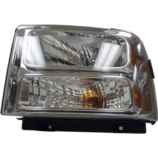 Front Left Driver Side Headlight Assembly 2005-2007 Ford Excursion, F-250 Super Duty, F-350 Super Duty, F-450 Super Duty