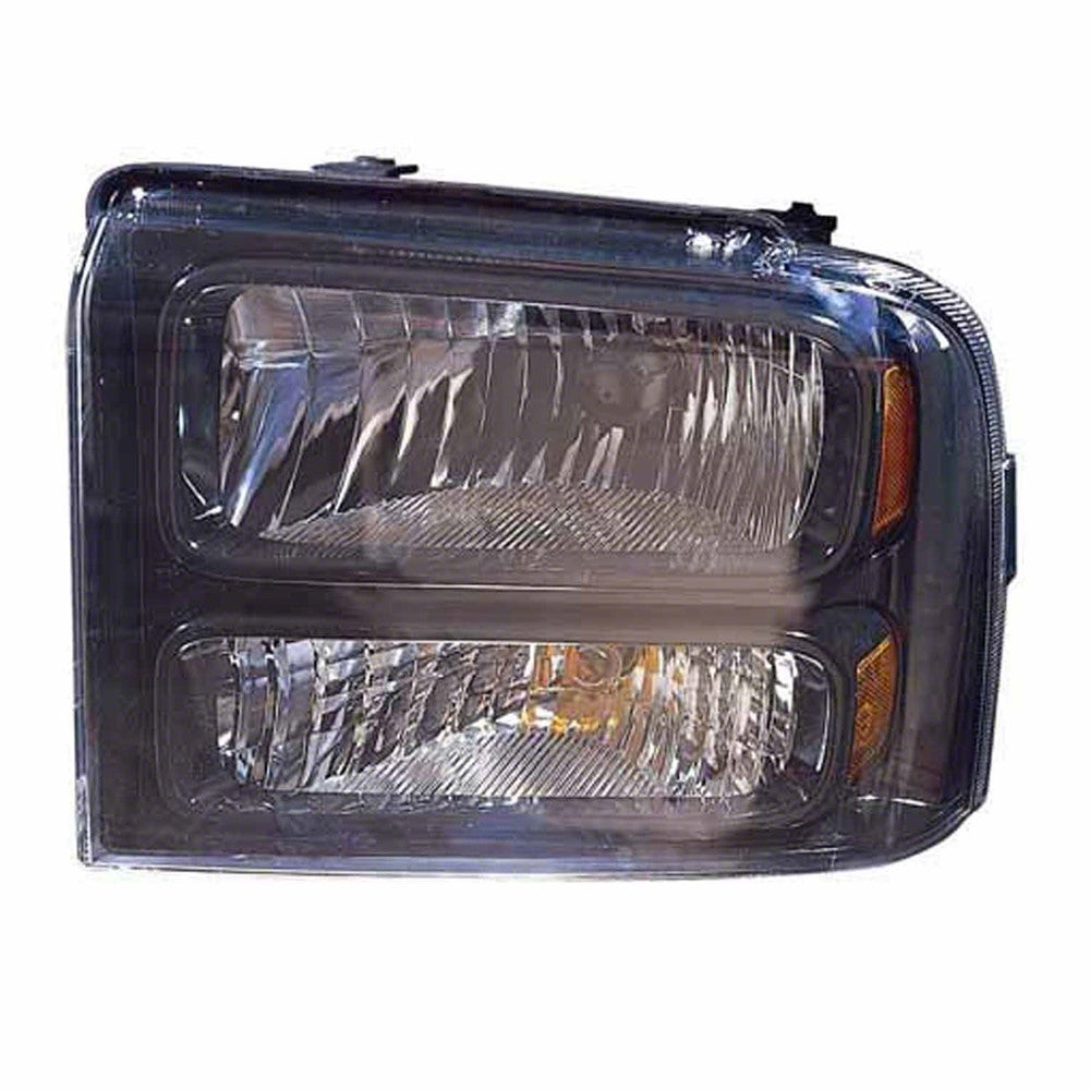 Front Left Driver Side Headlight Assembly 2005-2007 Ford F-250 Super Duty, F-350 Super Duty, F-450 Super Duty
