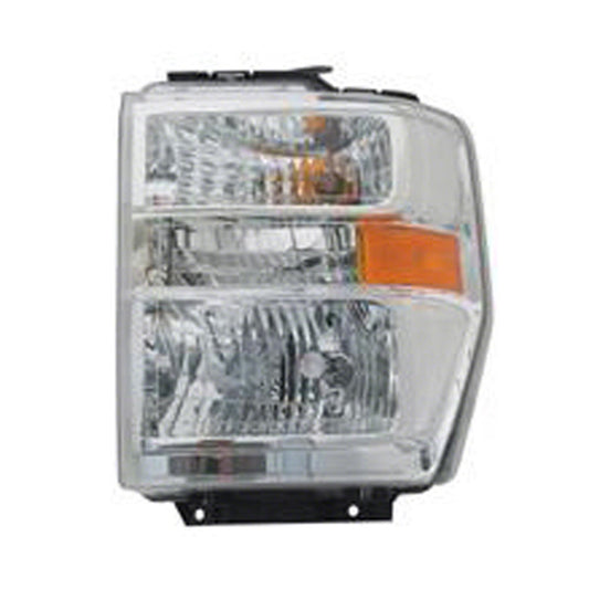 Front Left Driver Side Headlight Assembly 2008-2024 Ford Econoline Super Duty, F650_(ford_f_series), F750_(ford_f_series), E-350 Super Duty