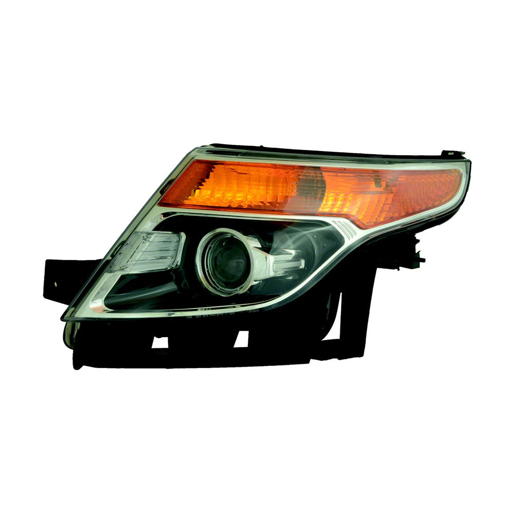 Front Left Driver Side Halogen Headlight Assembly 2011-2015 Ford Explorer