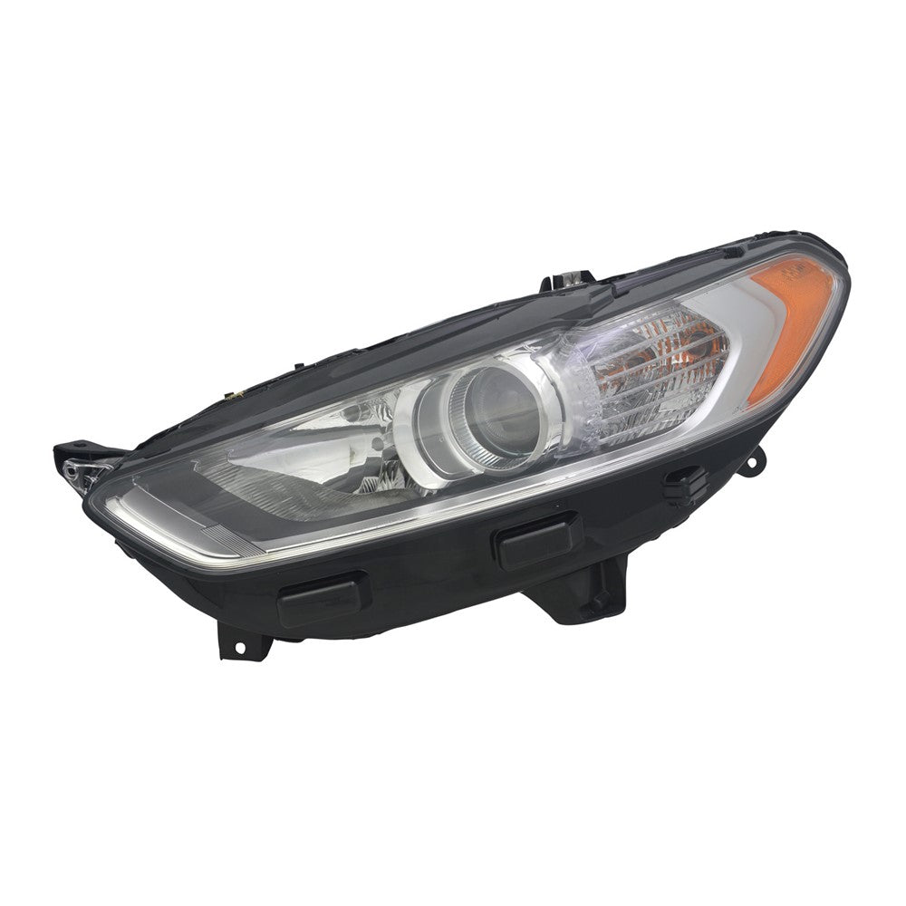 Front Left Driver Side Halogen Headlight Assembly 2013-2016 Ford Fusion
