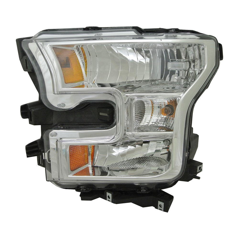 Front Left Driver Side Halogen Headlight Assembly 2015-2017 Ford F-150