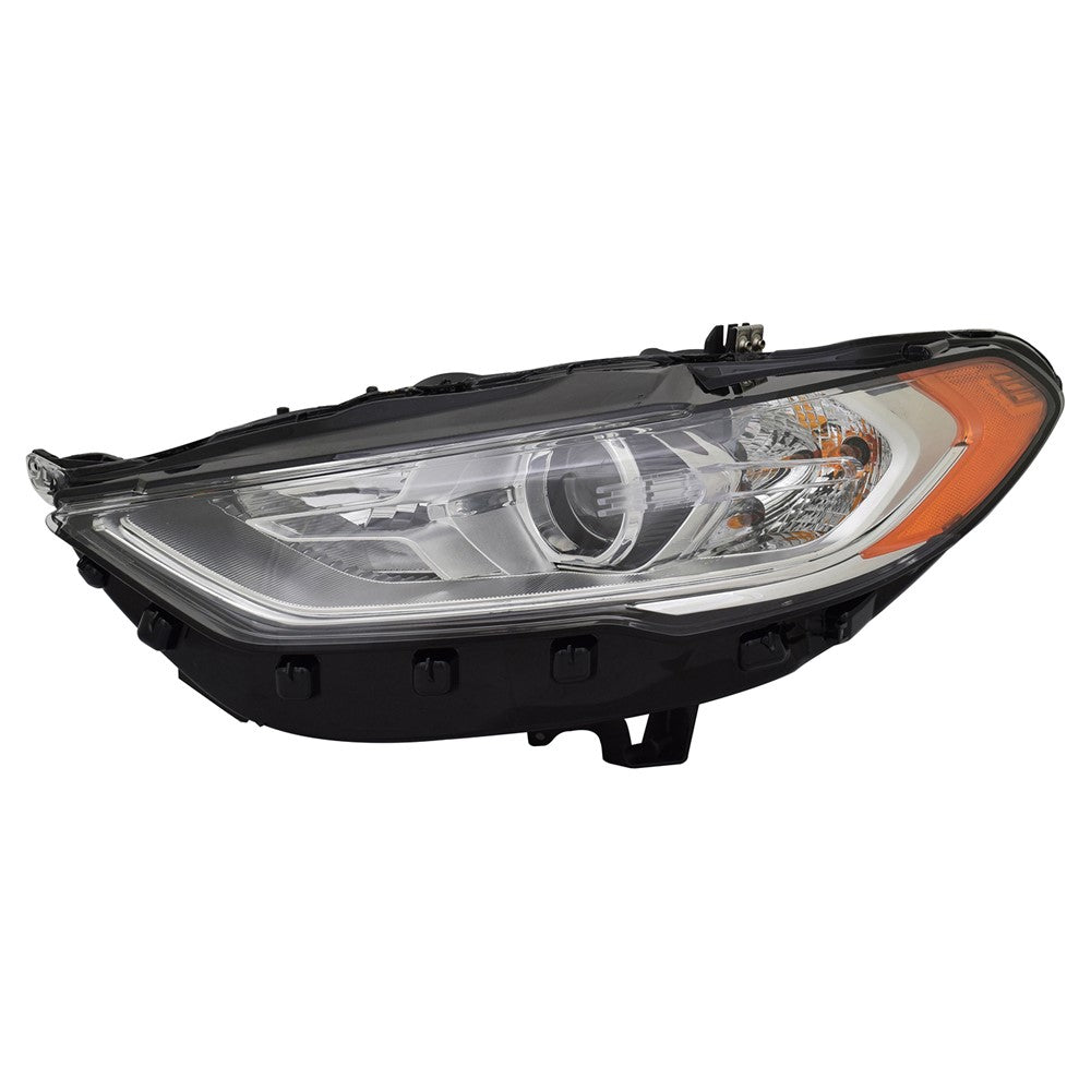 Front Left Driver Side Halogen Headlight Assembly 2017-2020 Ford Fusion, Police Responder Hybrid, Ssv_plug-In_hybrid