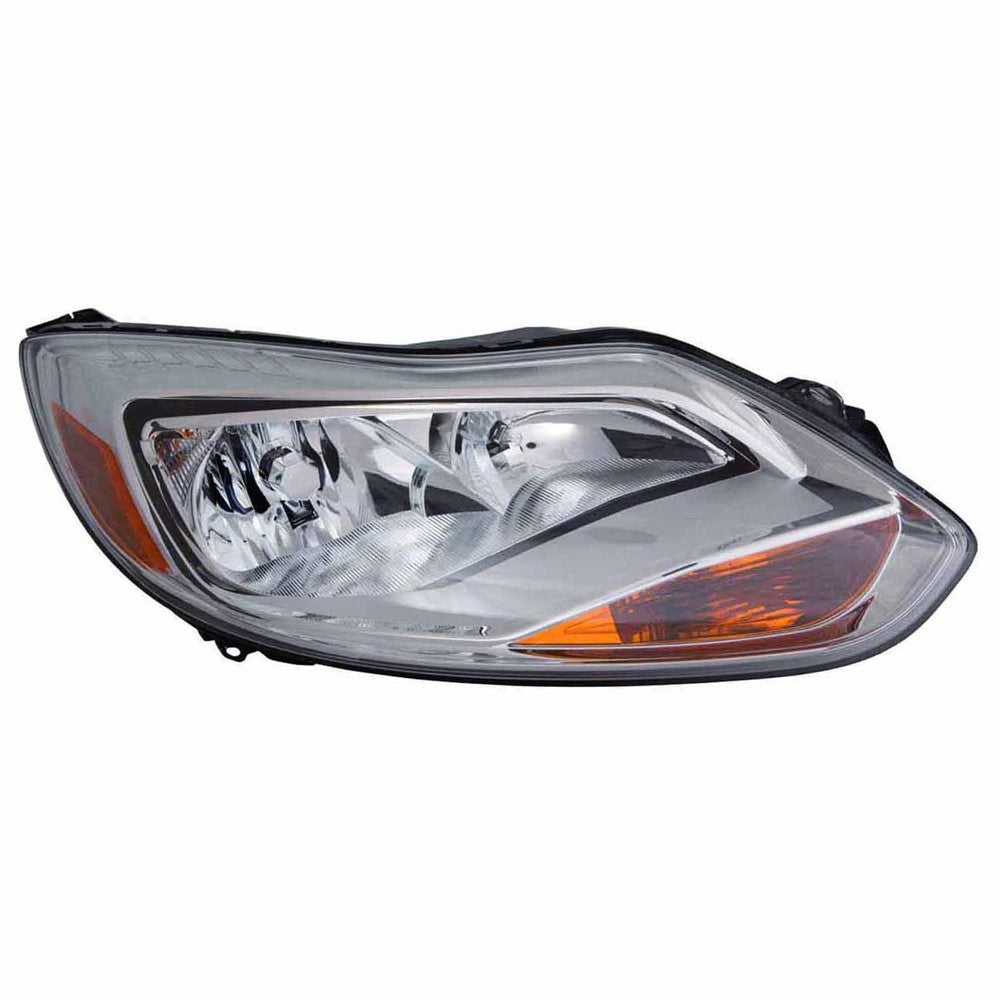 Front Right Passenger Side Halogen Headlight Assembly 2012-2014 Ford Focus