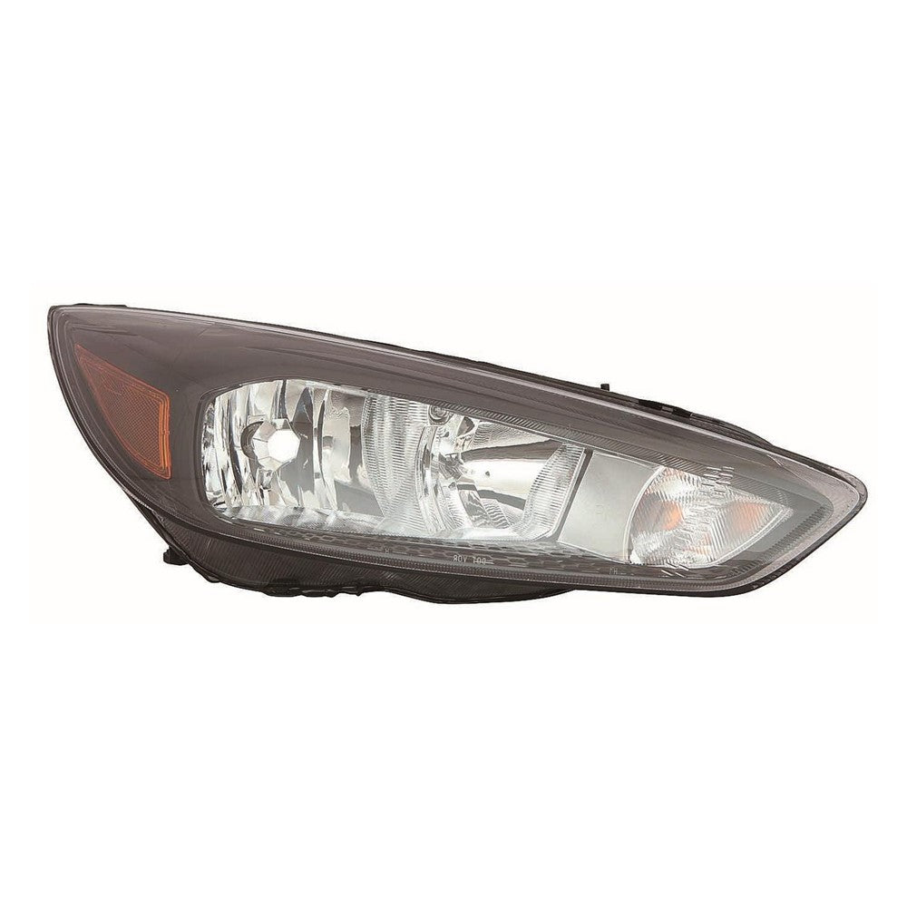 Front Right Passenger Side Halogen Headlight Assembly 2015-2018 Ford Focus