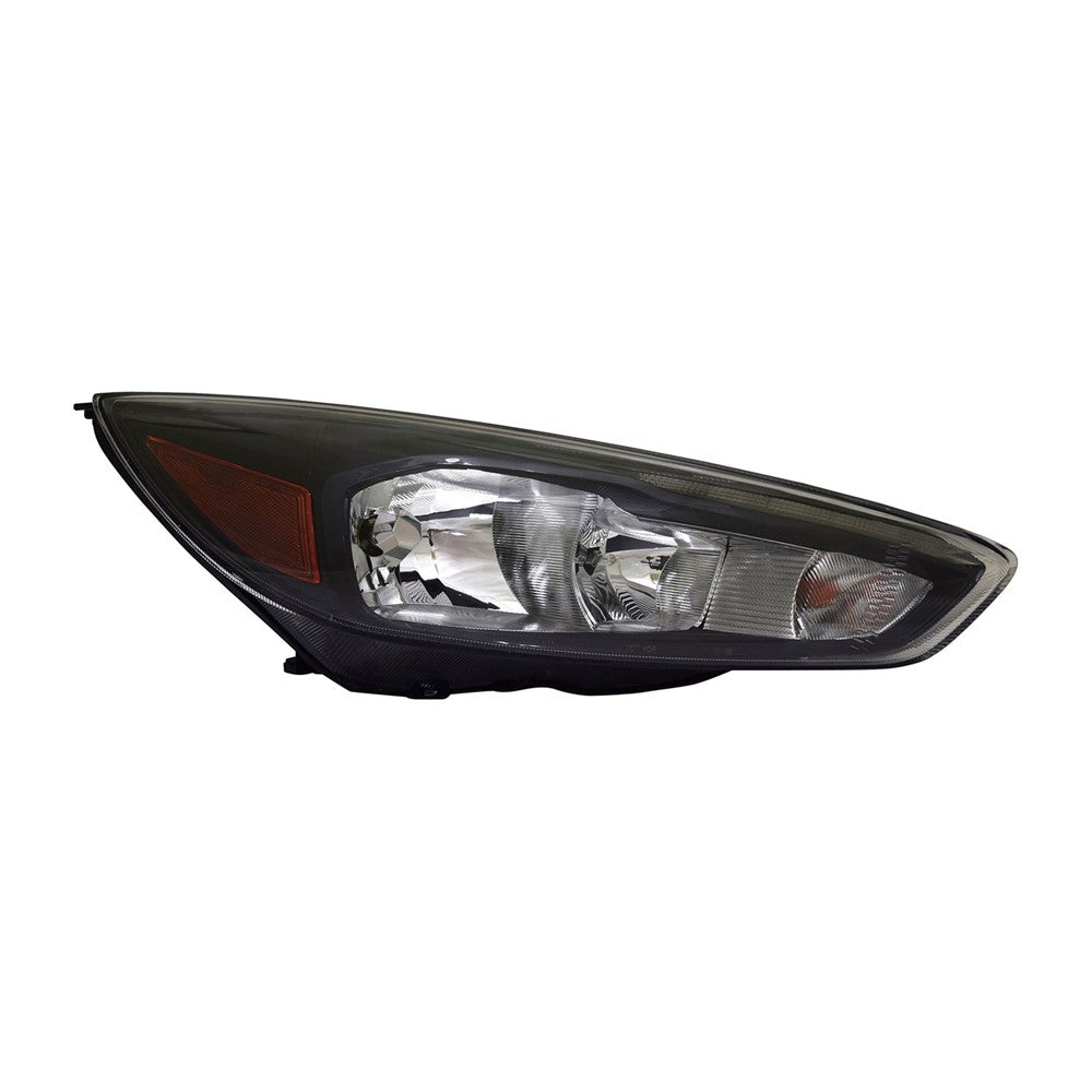 Front Right Passenger Side Halogen Headlight Assembly 2015-2018 Ford Focus