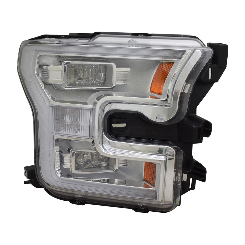 Front Right Passenger Side Led Headlight Lens Ahd Housing 2015-2017 Ford F-150