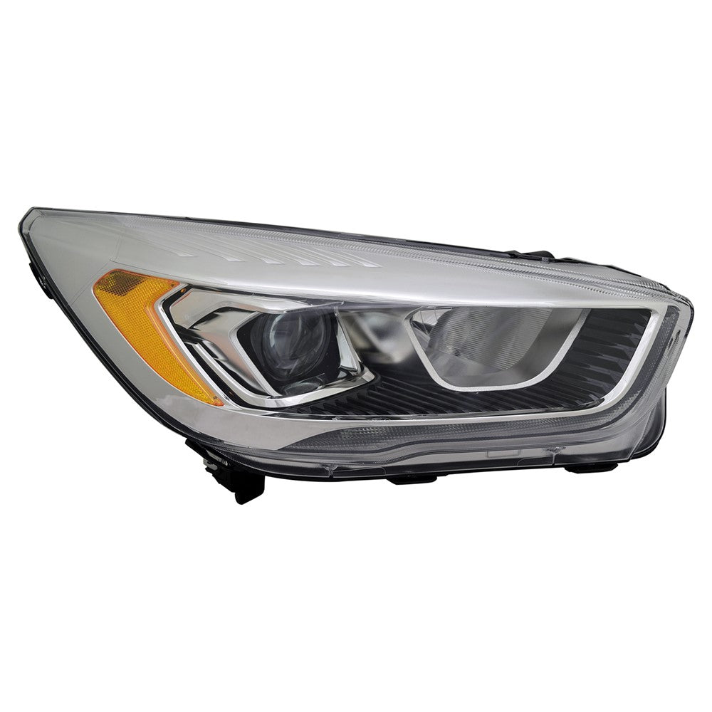 Front Right Passenger Side Halogen Headlight Lens And Housing 2017-2019 Ford Escape
