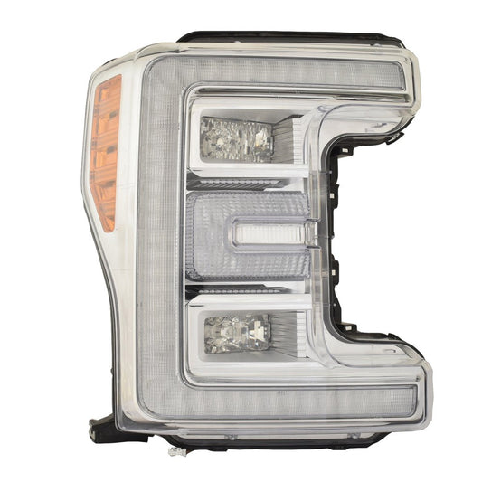 Front Right Passenger Side Led Headlight Lens And Housing 2017-2018 Ford F-250 Super Duty, F-350 Super Duty, F-450 Super Duty