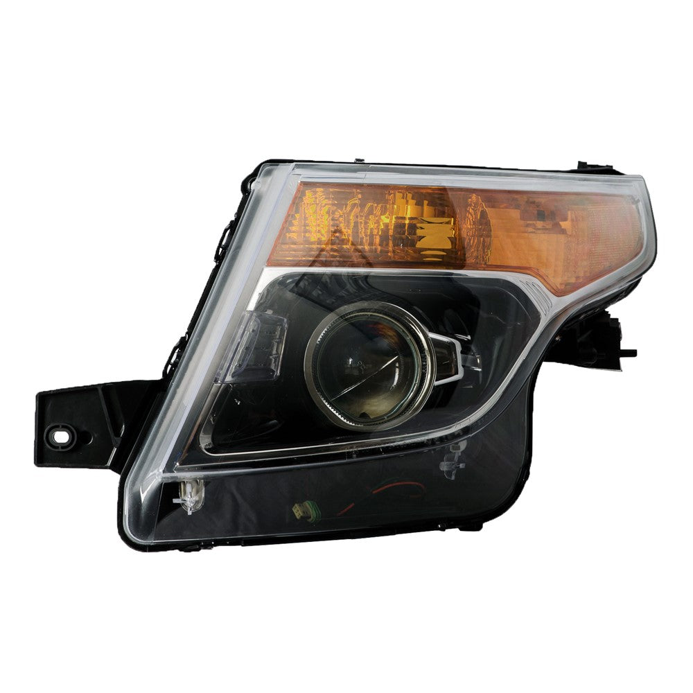 Front Left Driver Side Hid Headlight Lens And Housing 2011-2015 Ford Explorer
