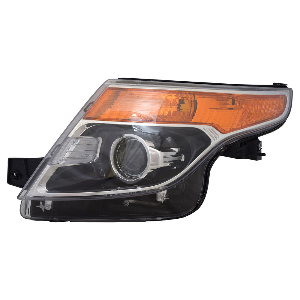 Front Left Driver Side Hid Headlight Lens And Housing 2011-2015 Ford Explorer