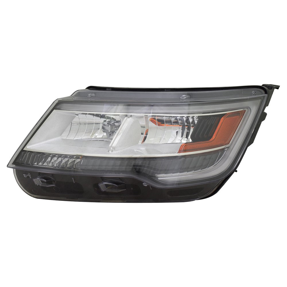 Front Left Driver Side Headlight Lens And Housing 2016-2019 Ford Explorer