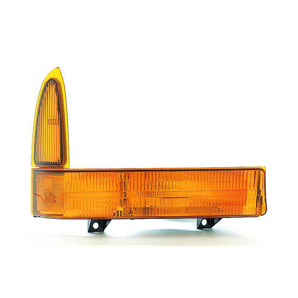 Right Passenger Side Signal Park Light Lens And Housing 1999-2001 Ford F-250 Super Duty, F-350 Super Duty, Excursion