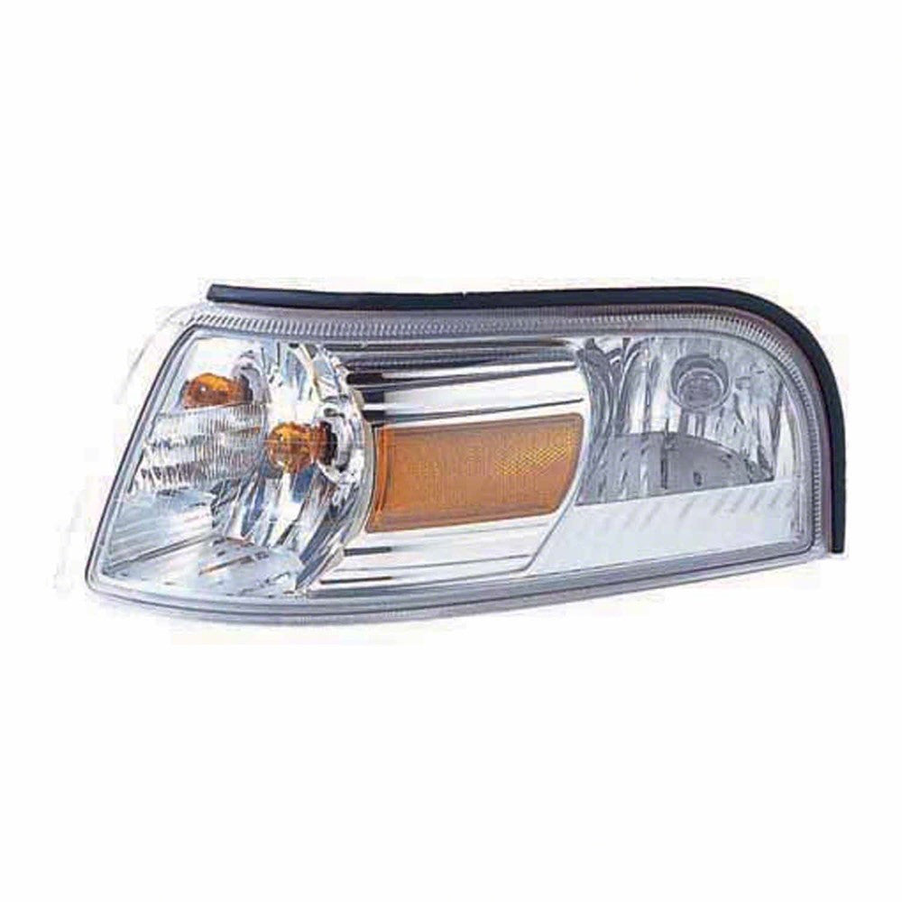 Front Left Driver Side Front Parking Signal Light Lens And Housing 2006-2011 Mercury Grand Marquis