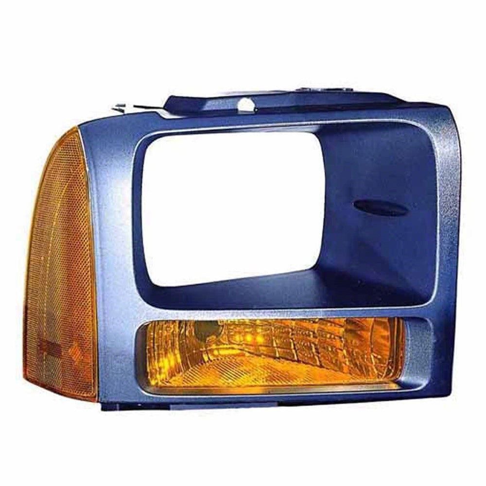 Right Passenger Side Parking Signal Light Lens And Housing 2006-2007 Ford F-250 Super Duty, F-350 Super Duty, F-450 Super Duty