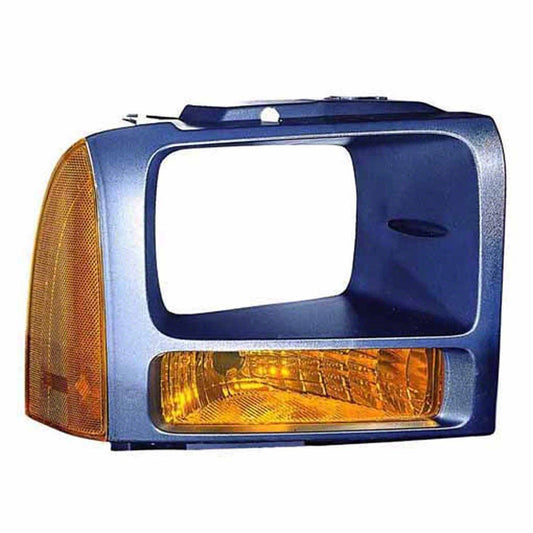 Right Passenger Side Parking Signal Light Lens And Housing 2006-2007 Ford F-250 Super Duty, F-350 Super Duty, F-450 Super Duty