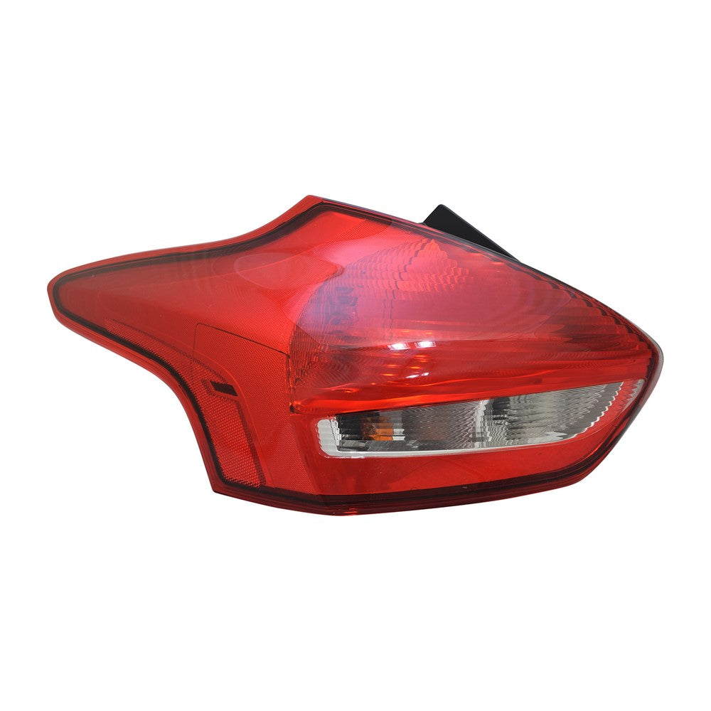 Rear Left Driver Side Bulb Type Tail Light Assembly 2015-2018 Ford Focus