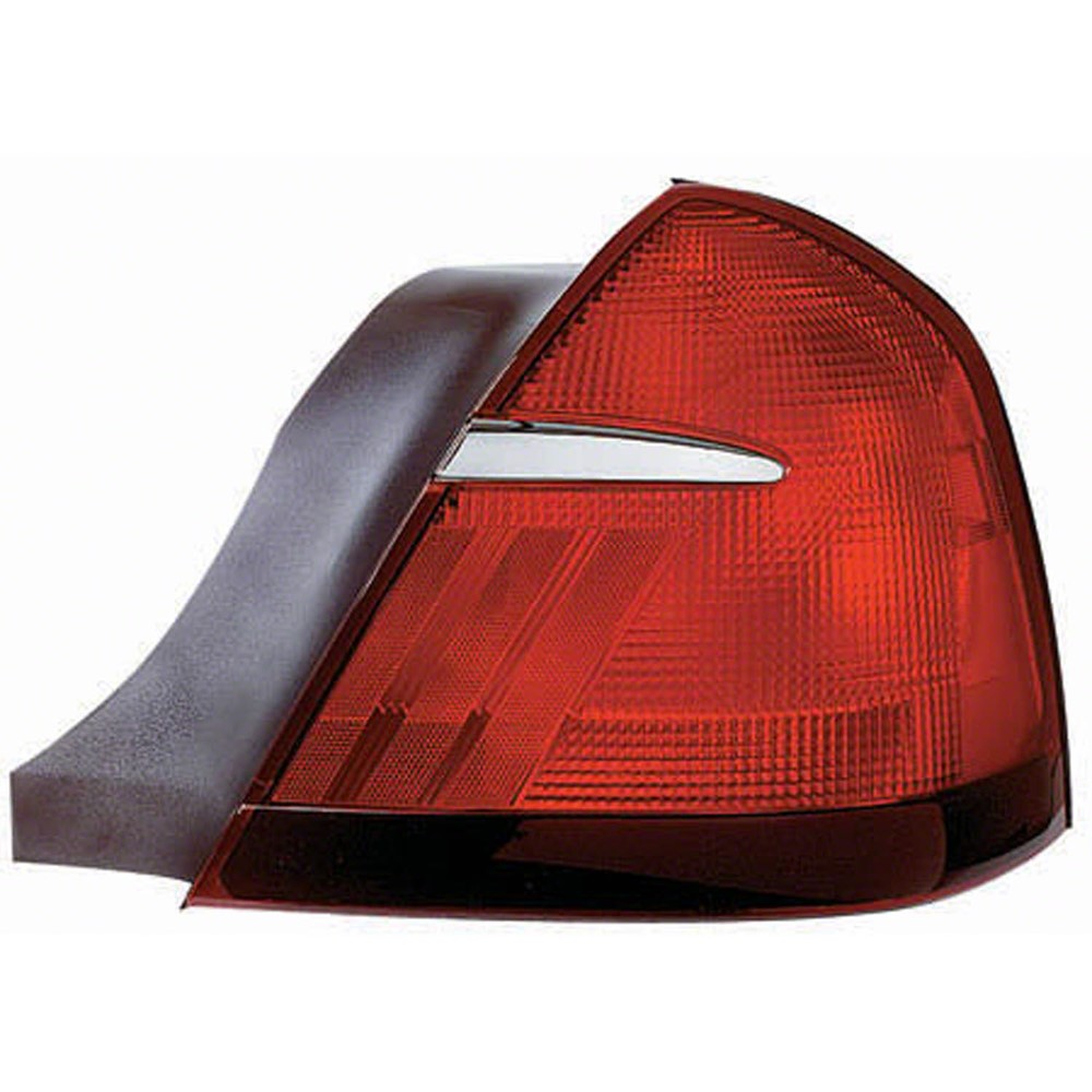 Rear Right Passenger Side Tail Light Lens And Housing 1998-2002 Mercury Grand Marquis