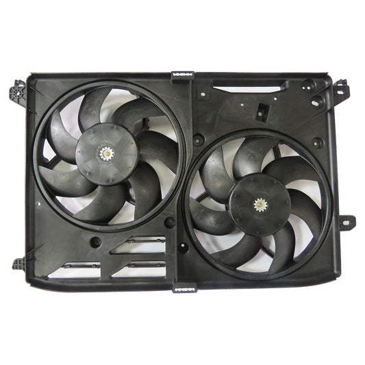 Radiator And Condenser Fan Assembly With Two Fans Side By Side 2016-2020 Lincoln Mkz & Ford Fusion