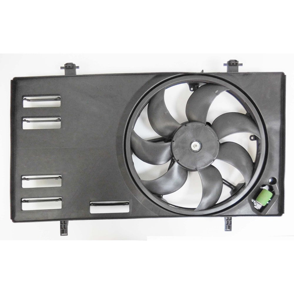 Radiator And Condenser Fan Assembly With One Big Fan 2018-2022 Ford Ecosport
