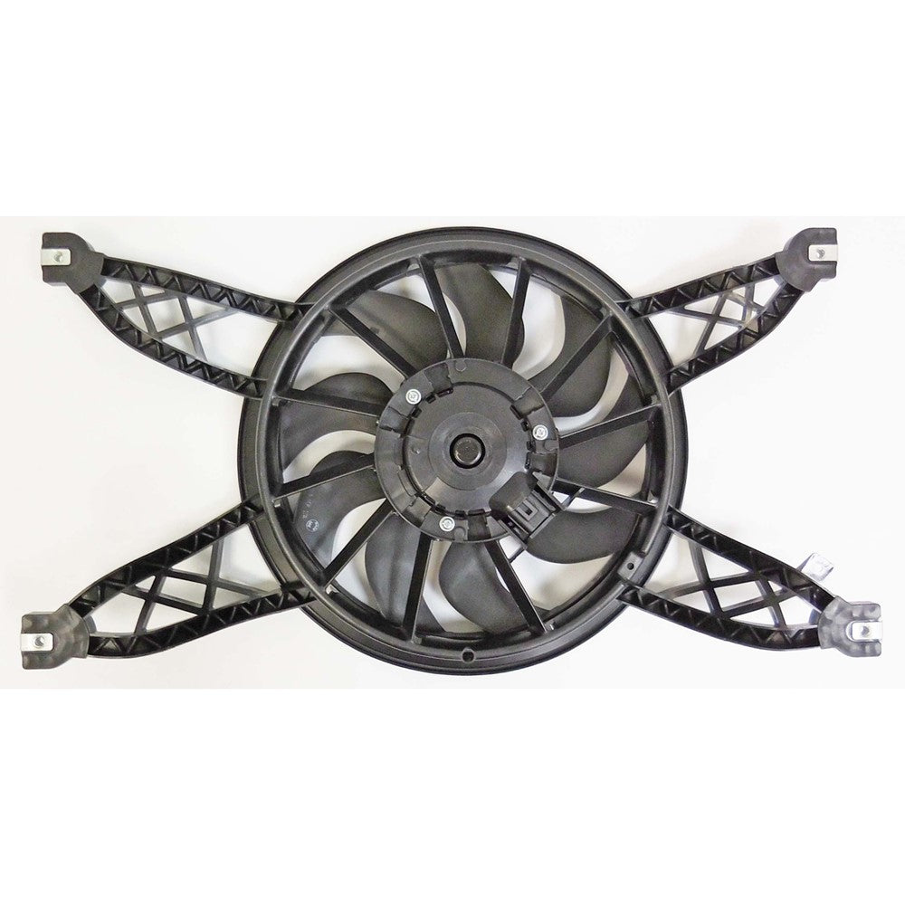 Radiator And Condenser Fan Assembly With One Big Fan 2018-2020 Ford F-150