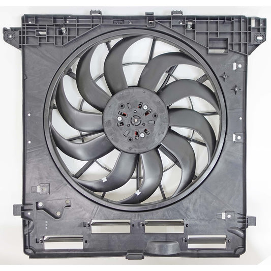 Radiator And Condenser Fan Assembly With One Big Fan 2020-2023 Ford Explorer