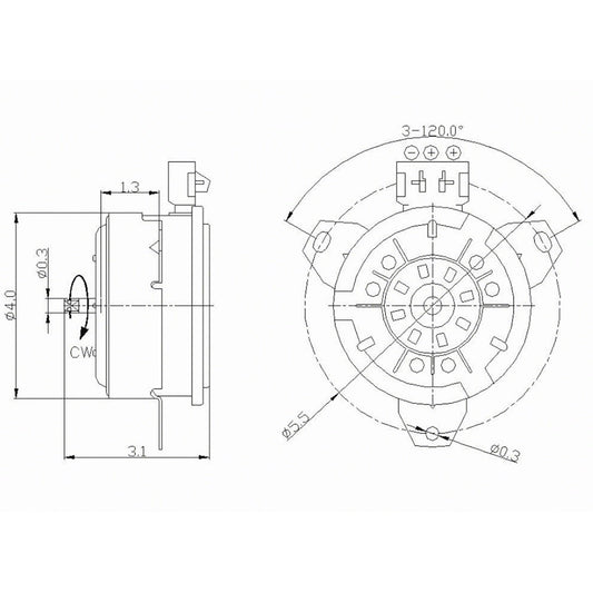 Condenser Fan Mtr 1996-2007 Ford Taurus & Mercury Sable