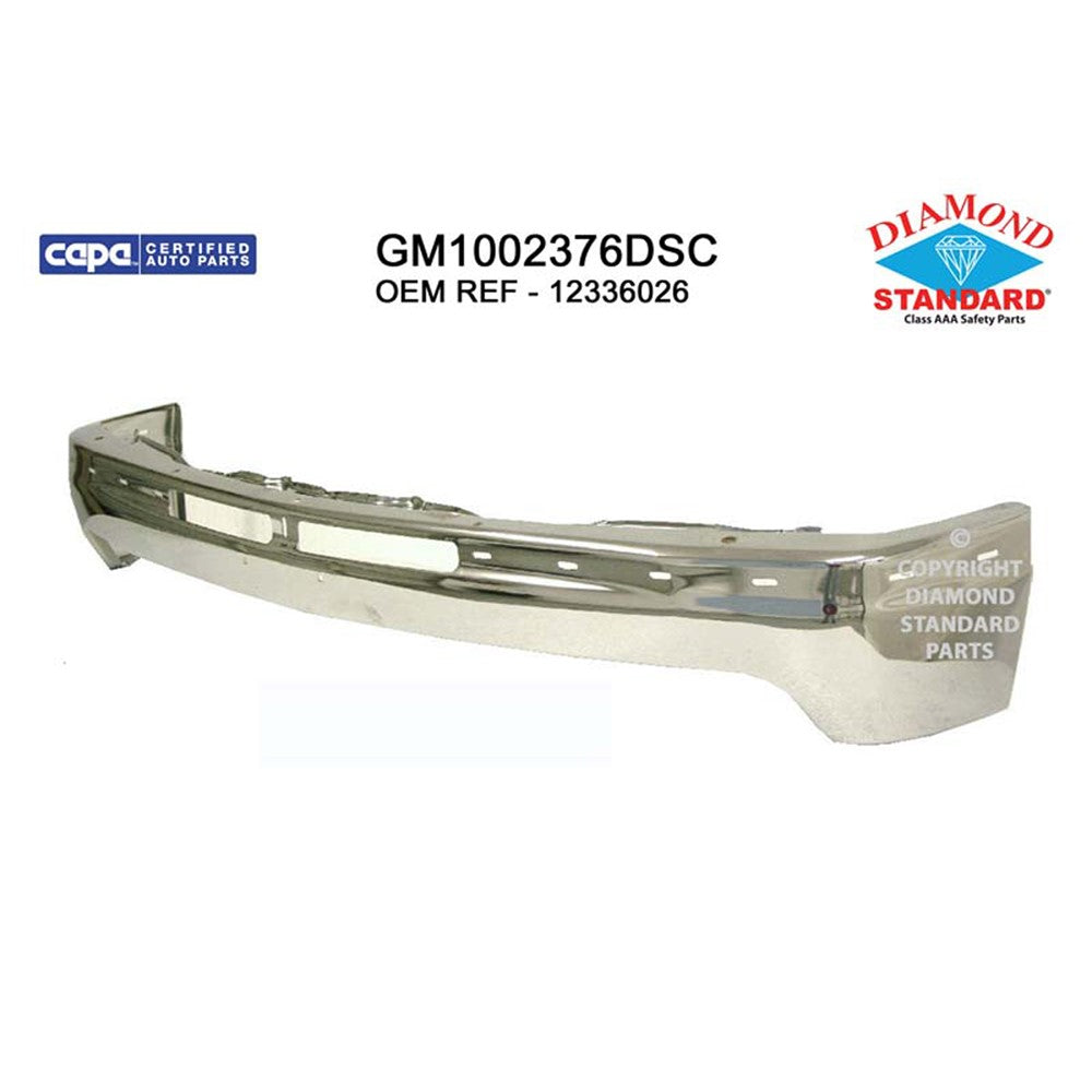 Front Bumper Face Bar 1999-2006 Chevrolet Silverado 1500, Silverado 2500, Silverado 1500 Hd, Silverado 2500 Hd, Silverado 3500, Suburban 1500, Tahoe