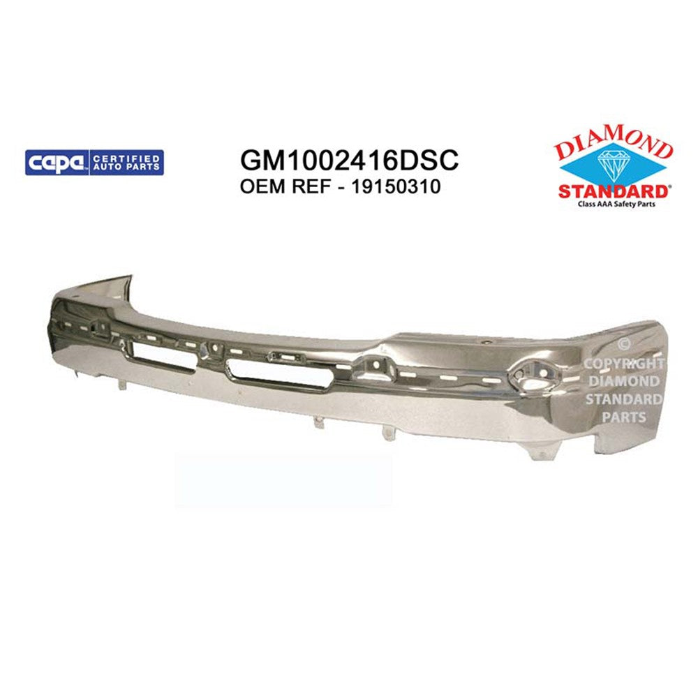 Bumper Face Bar Frt 2003-2007 Chevrolet Avalanche, Silverado 1500, Silverado 2500, Silverado 1500 Hd, Silverado 2500 Hd, Silverado 3500