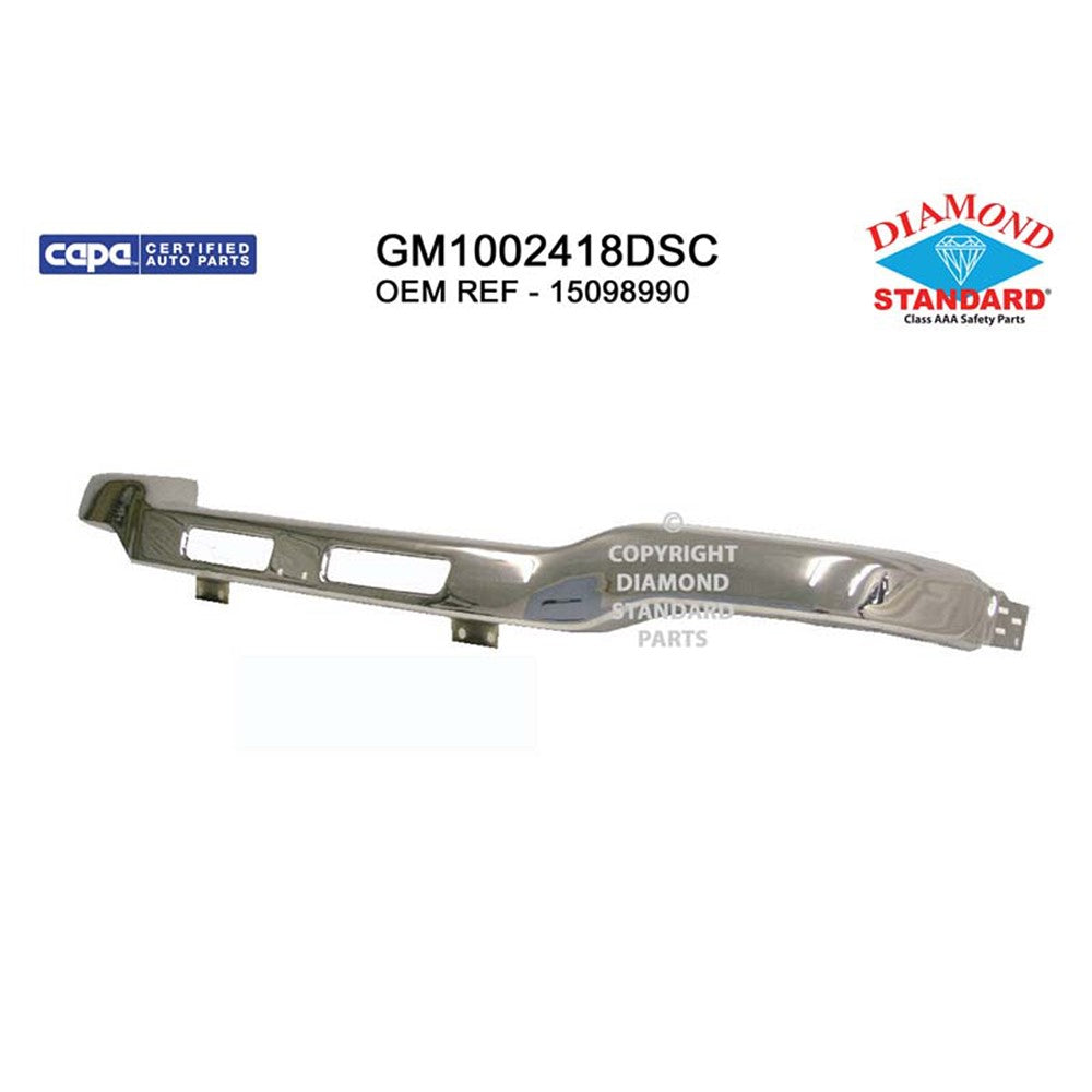 Front Bumper Face Bar 2003-2007 Gmc Sierra 1500, Sierra 2500, Sierra 1500 Hd, Sierra 2500 Hd, Sierra 3500, Sierra 1500 Classic, Sierra 1500 Hd Classic