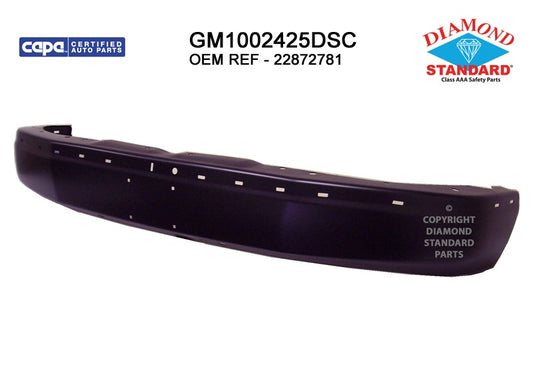 Front Bumper Face Bar 2003-2025 Chevrolet Express 1500, Express 2500, Express 3500, Express 4500 & Gmc Savana 1500, Savana 2500, Savana 3500