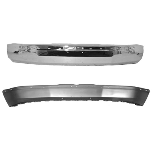 Front Bumper Face Bar 2003-2025 Chevrolet Express 1500, Express 2500, Express 3500, Express 4500 & Gmc Savana 1500, Savana 2500, Savana 3500