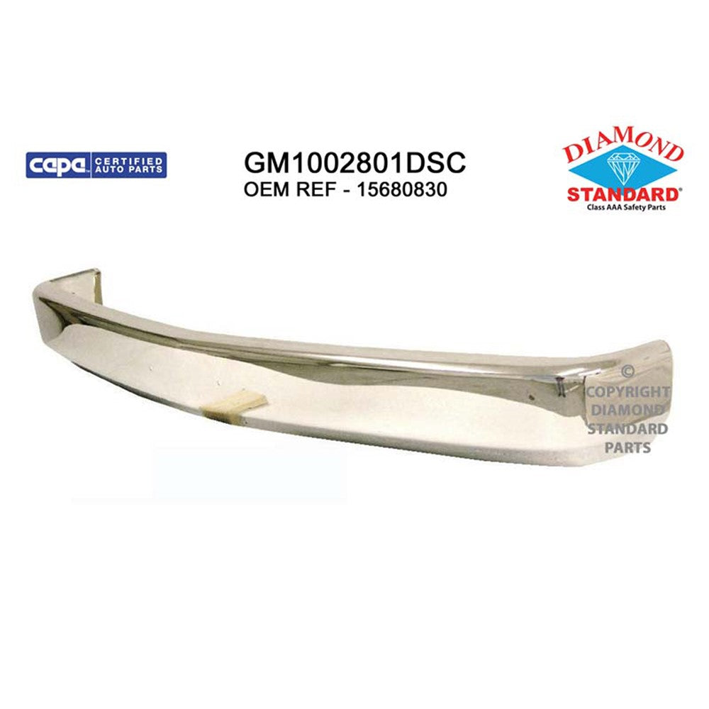 Front Bumper Face Bar 1988-2002 Chevrolet C1500, C1500 Suburban, C2500, C2500 Suburban, C3500, K1500, K1500 Suburban & Gmc Pickup_gmc_fullsize_c/K
