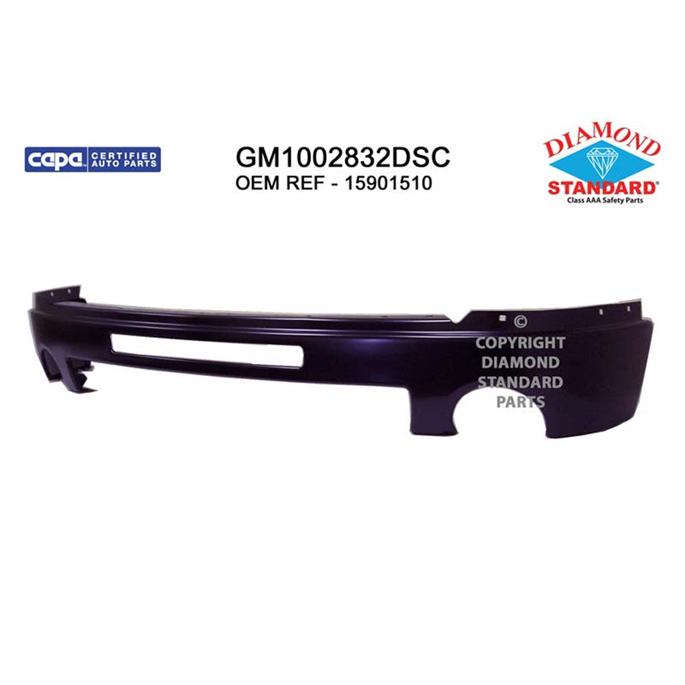Front Bumper Face Bar 2007-2013 Gmc Sierra 1500, Sierra 1500 Classic, Sierra 1500 Hd Classic, Sierra 2500 Hd, Sierra 2500 Hd Classic