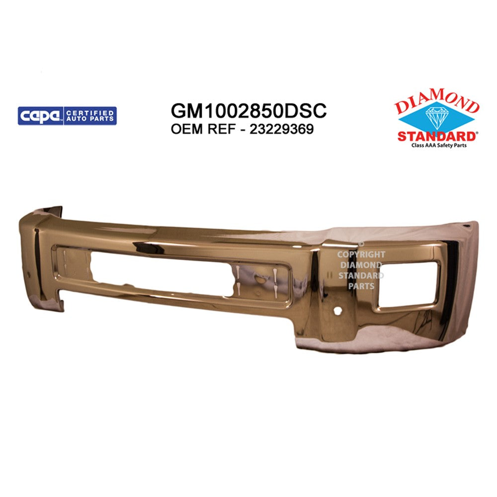 Front Bumper Face Bar 2015-2019 Chevrolet Silverado 2500 Hd, Silverado 3500 Hd
