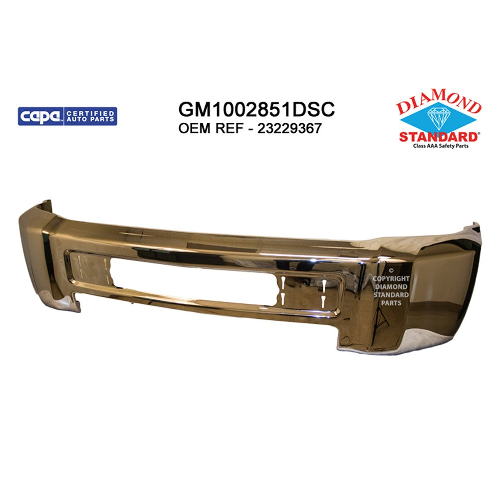 Front Bumper Face Bar 2015-2019 Chevrolet Silverado 2500 Hd, Silverado 3500 Hd