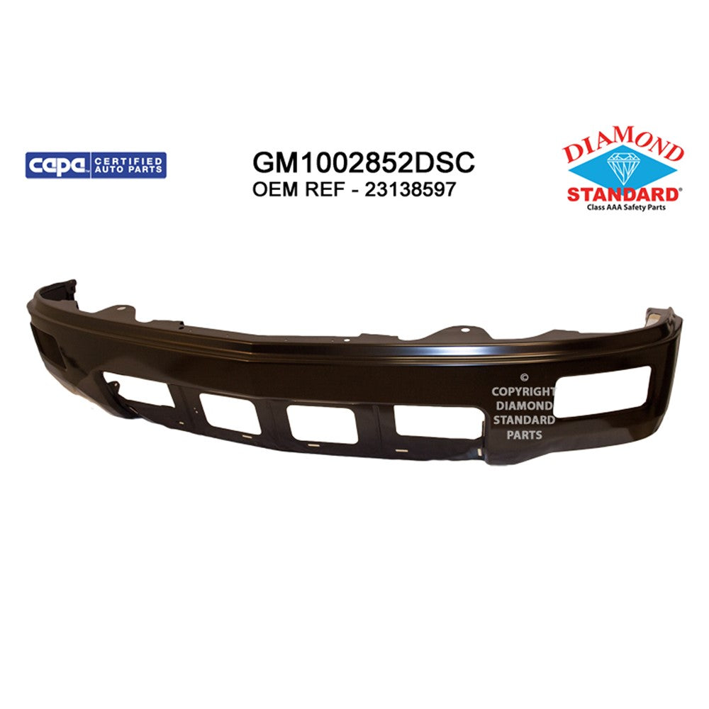 Front Bumper Face Bar 2014-2015 Chevrolet Silverado 1500