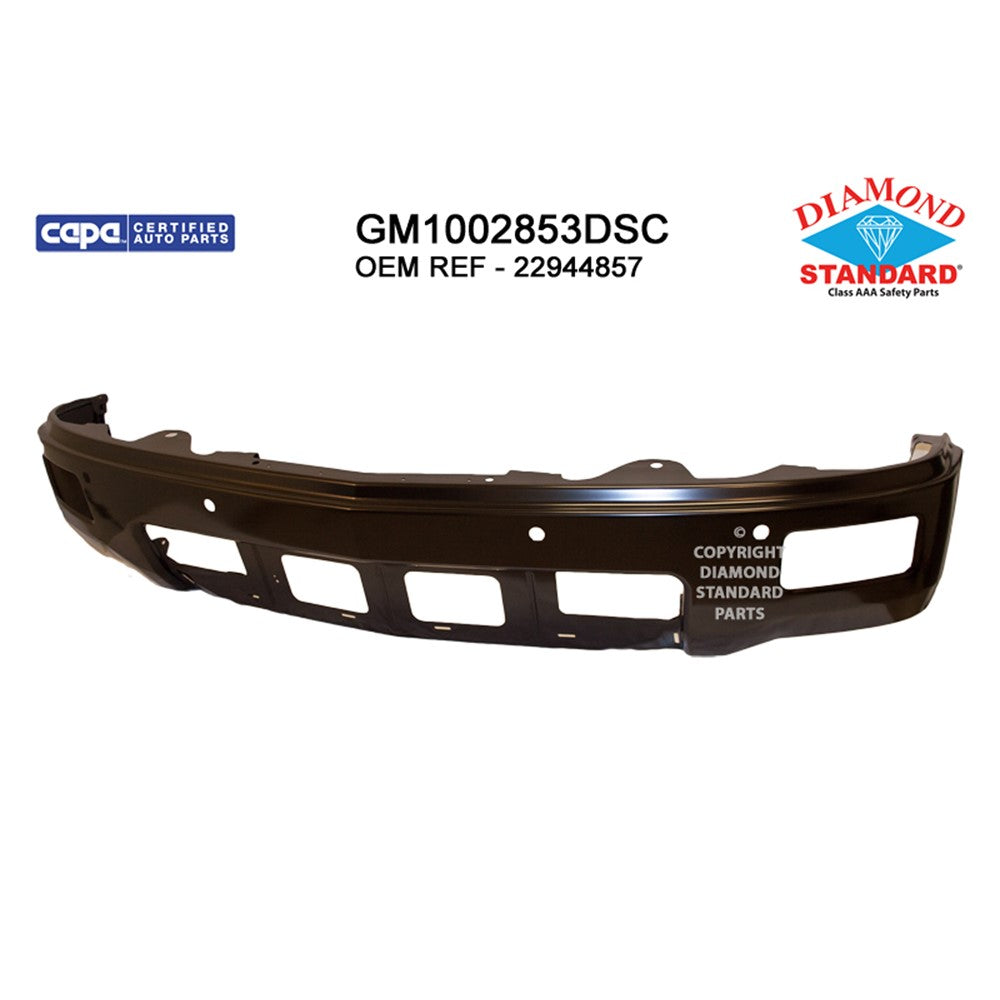 Front Bumper Face Bar 2014-2015 Chevrolet Silverado 1500