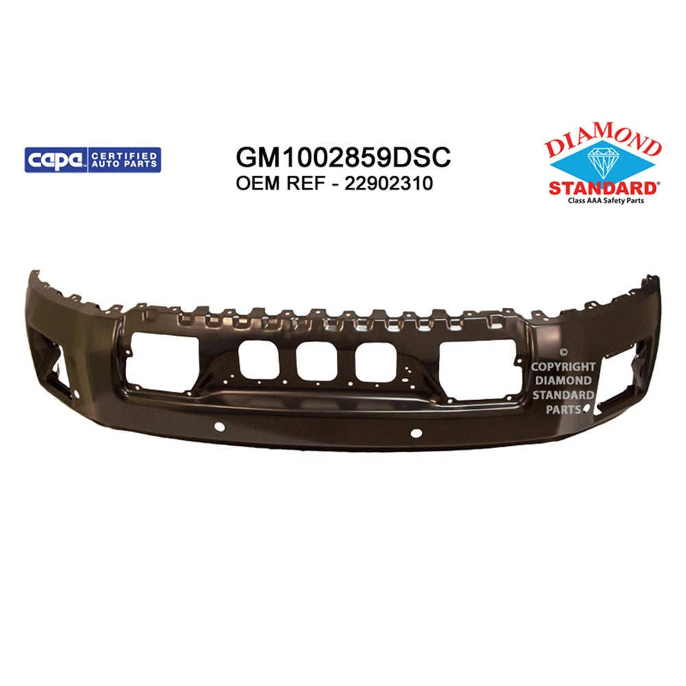 Front Bumper Face Bar 2014-2015 Gmc Sierra 1500