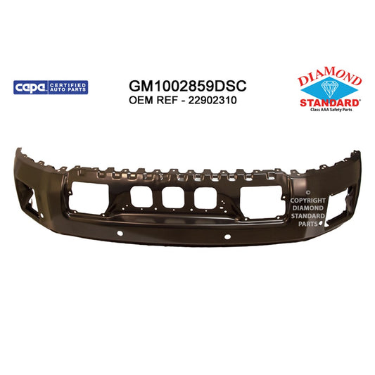 Front Bumper Face Bar 2014-2015 Gmc Sierra 1500