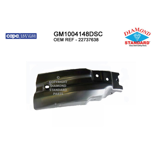 Front Left Front Driver Side Outer Bumper Extension 2007-2013 Chevrolet Silverado 1500, Silverado 2500 Hd, Silverado 1500 Classic