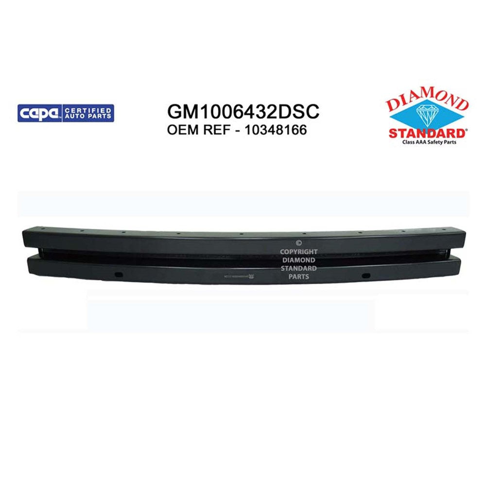 Front Bumper Impact Bar 2004-2008 Pontiac Grand Prix